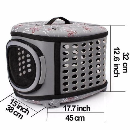 Cat Travel Carrier | Sturdy Construction | Comfortable Adjustable Design