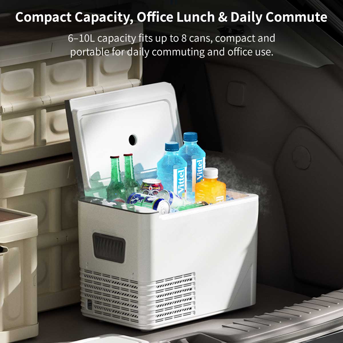 Portable Car Refrigerator | -18°C Compressor Cooling | 42mm Insulation | Car & Home Use