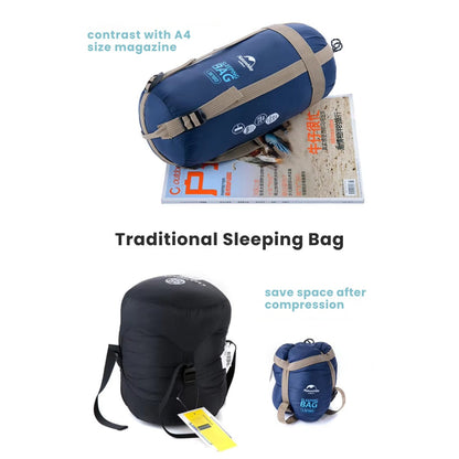 Summer Sleeping Bag | Lightweight Compact Design | Camping & Travel Use