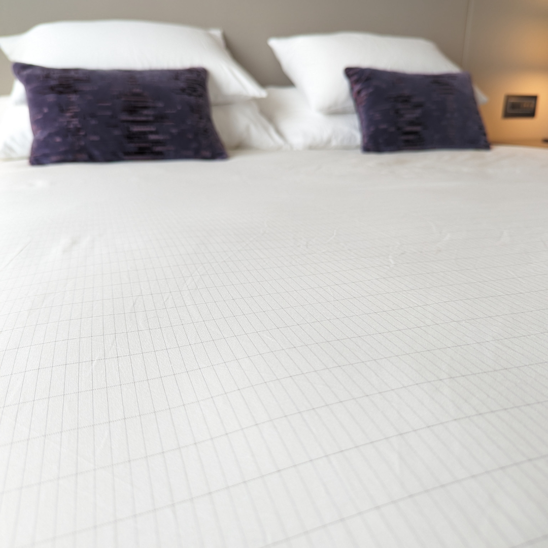 Earthing Grounding Sheet | Fitted | Organic Cotton | Silver Weave | Single, Double & King