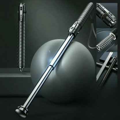 Walking Stick | Automatic Self-Defence | Folding | Anti-Slip Grip | Hiking & Urban Use