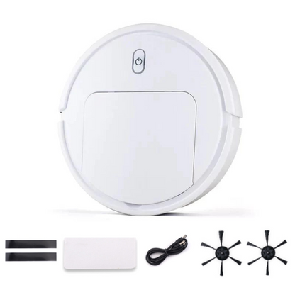 Robot Vacuum Cleaner | 99% Allergen Filtration | Multi-Surface | 2 Hour Runtime | Black & White