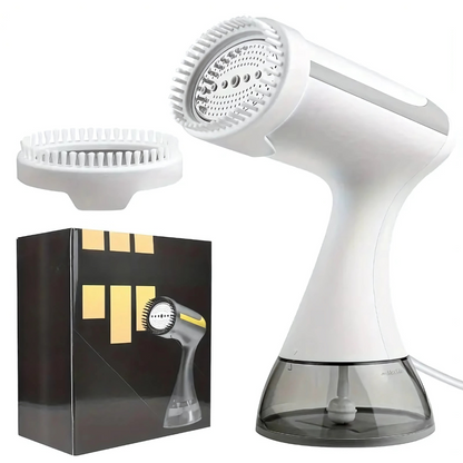 Handheld Fabric Steamer | 1500W | 200ml Water Tank | 30-Second Heat-Up | 2m Cable | White & Black