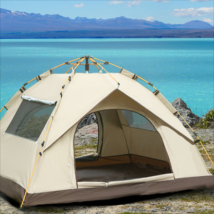 4-Person Pop-Up Tent | UV Protection | Instant Setup Camping Tent