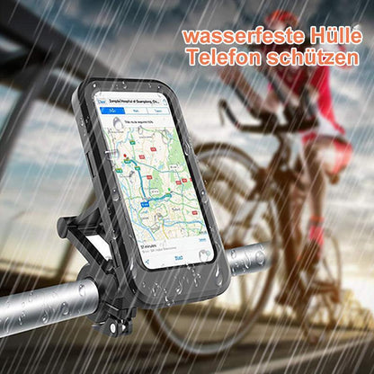 Bike Phone Mount | 5000mAh Power Bank Option | Handlebar 22-28.5mm | Waterproof Touchscreen Cover
