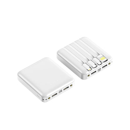 4-in-1 Power Bank | USB-C Fast Charging | 10000 & 20000mAh | Black, White & Purple