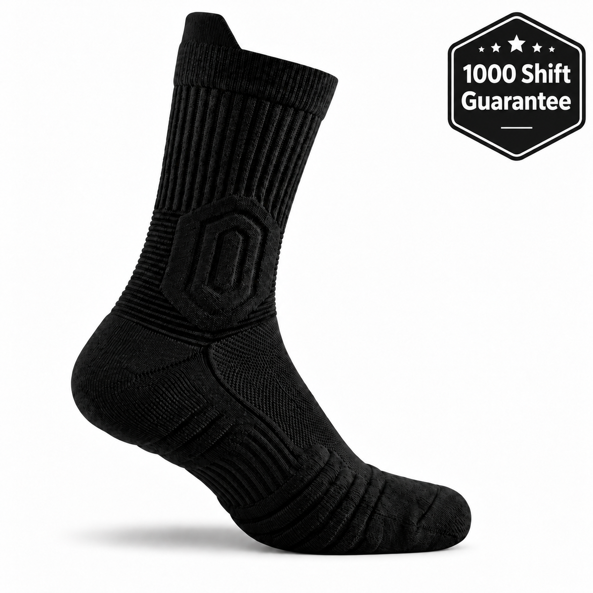 Herena ShiftProof™ Cushioned Work Socks for Long Shifts & Hard Floors