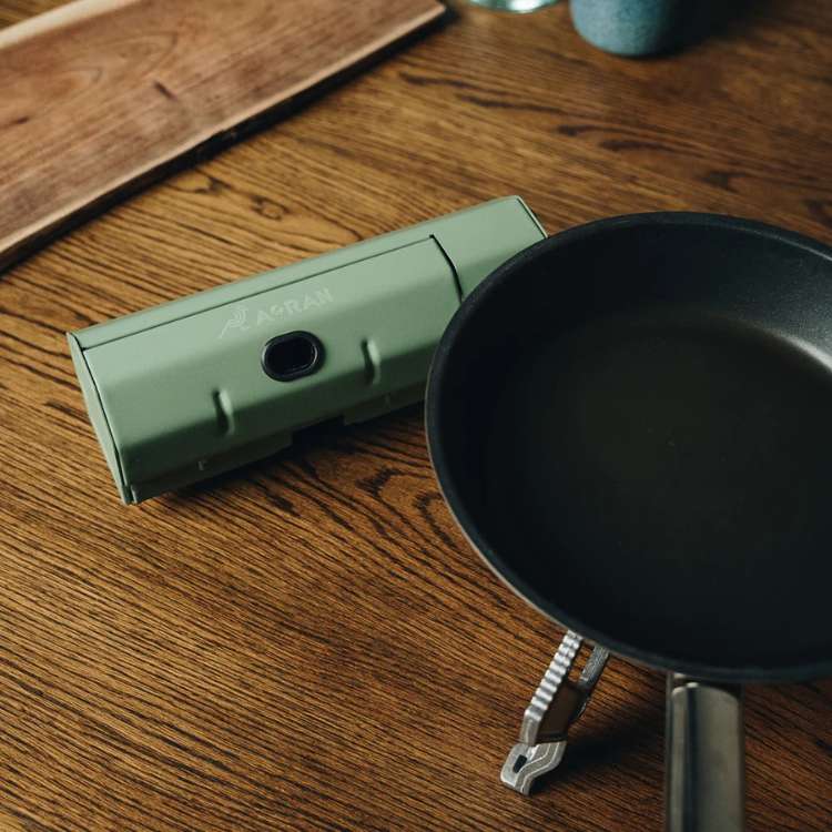 Camping Gas Burner | Windproof Fuel-Efficient | Compact Foldable | Army Green & Khaki