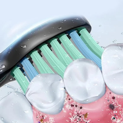 Sonic Electric Toothbrush | 4 Brush Heads & Storage Box | Rechargeable Adult Design