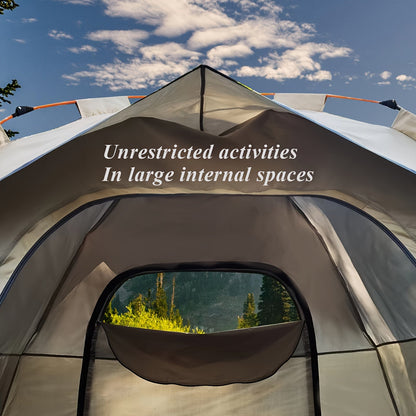 4-Person Pop-Up Tent | UV Protection | Instant Setup Camping Tent