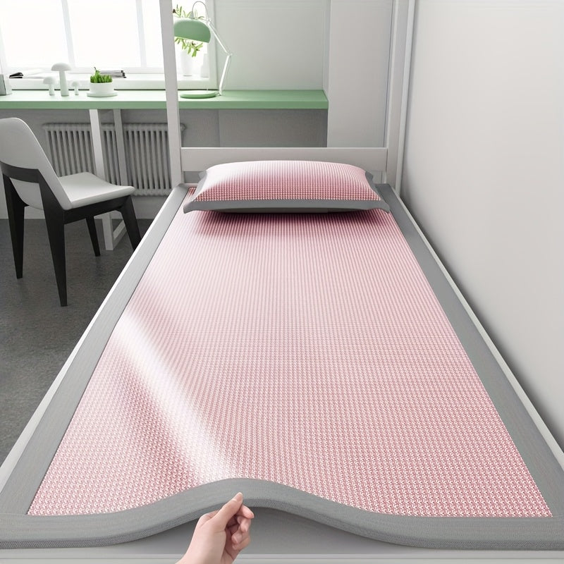 Cooling Mattress Protector | Ice Silk & Polyester | 2-3 Piece Set | Grey, Blue, Green, Coffee & Pink