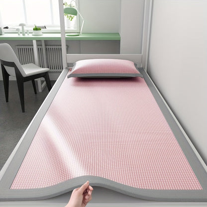 Cooling Mattress Protector | Ice Silk & Polyester | 2-3 Piece Set | Grey, Blue, Green, Coffee & Pink
