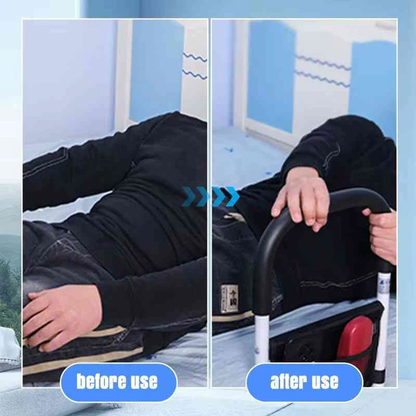 Bed Rail for Elderly | Reinforced Steel | Padded Grip | Tool-Free | Regular, Side & Adjustable