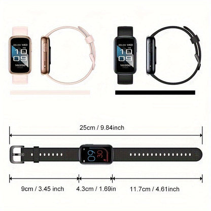Smartwatch | IP68 Waterproof | 7-Day Battery | Android & iOS | White, Blue, Burgundy & Purple