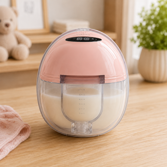 Electric Wearable Breast Pump | Silent Motor BPA-Free Cup | Hands-Free Portable
