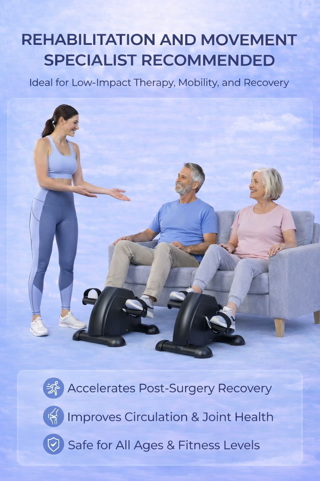 Herena™ Mini Pedal Exercise Bike