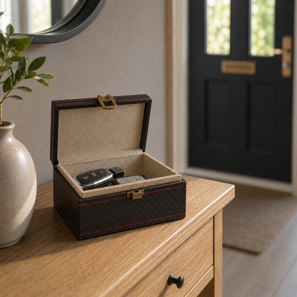 Faraday Box Key Fob Blocker | Rigid Signal-Blocking Case | RFID & RF Shielding | Small & Large