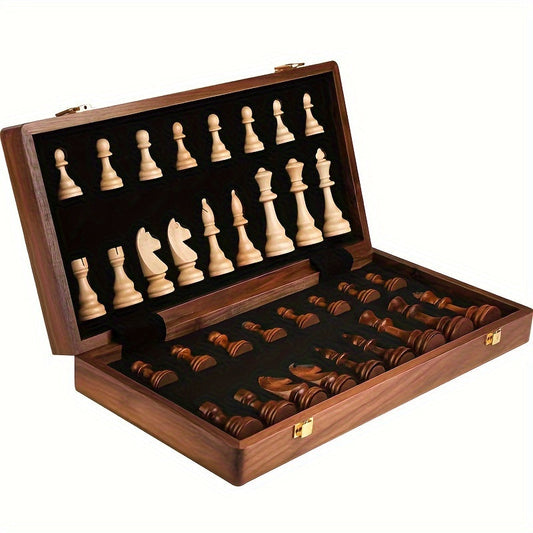 Premium Wooden Chess Set | Handcrafted Design | Competitive Play Board Game