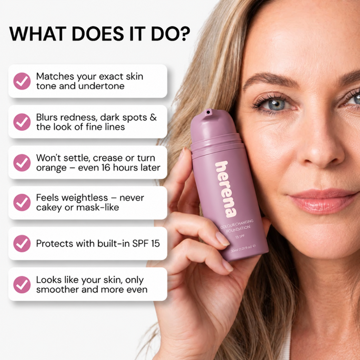 Herena™ Reverse-ageing Adaptive Foundation