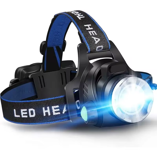 LED Head Torch | Waterproof | Zoomable | USB Rechargeable | Outdoor Camping