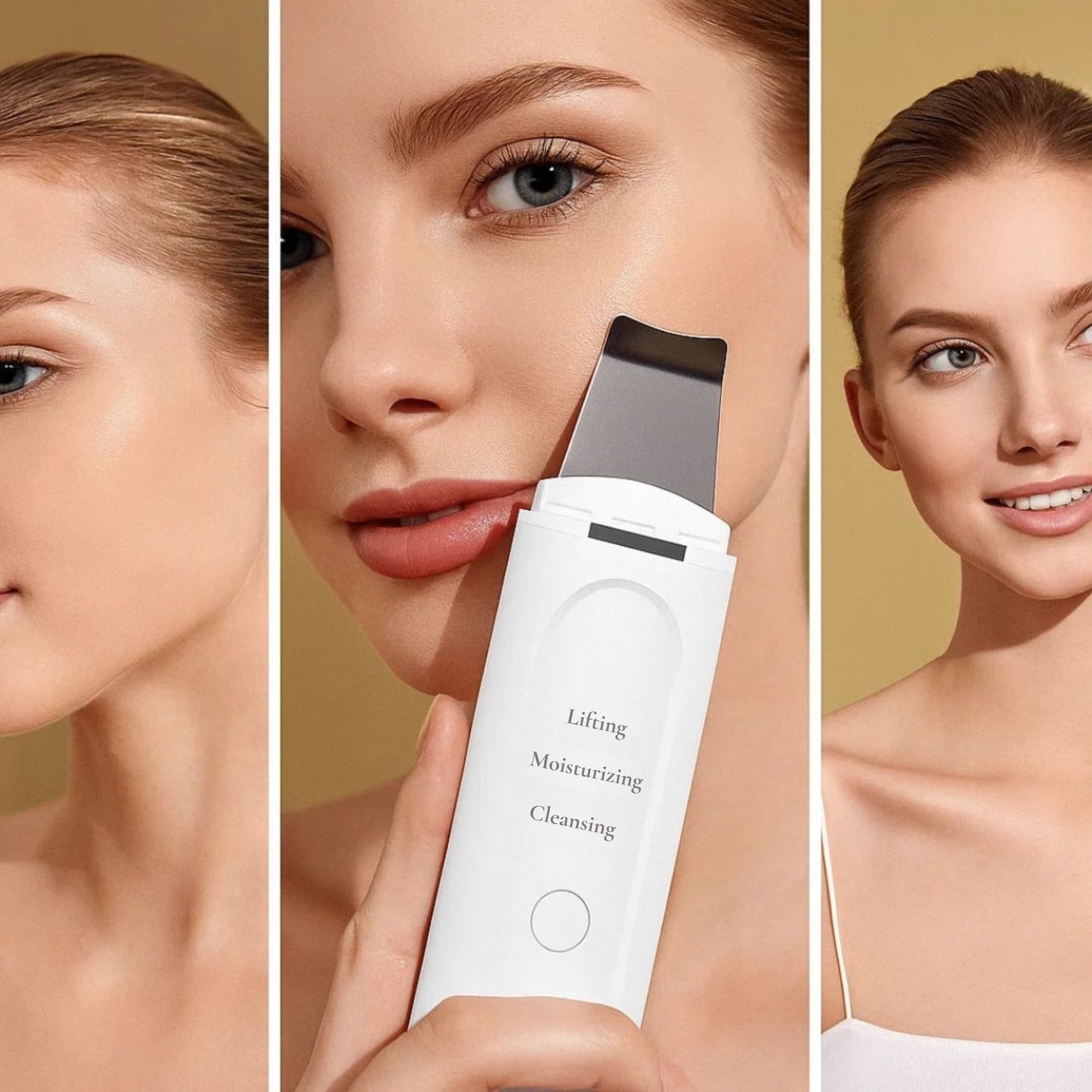 Ultrasonic Facial Cleansing Wand | 33,000 Vibrations | At-Home Skincare Tool