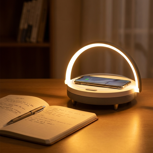 LED Desk Lamp with Bluetooth Speaker