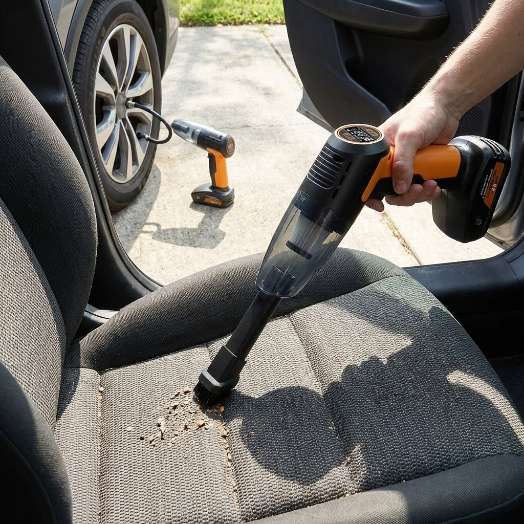 Cordless Car Vacuum Tyre Inflator