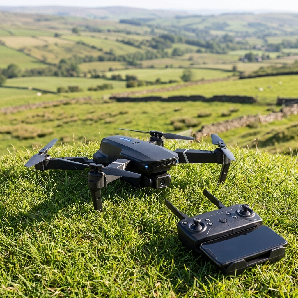 Mini Drone | 4K Ultra HD Camera | 30-Minute Battery | 100m Range | Black & White