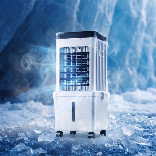 Portable Windowless Air Conditioner | 3-in-1 Cooling & Humidifying | Castor Wheels | 565×260mm