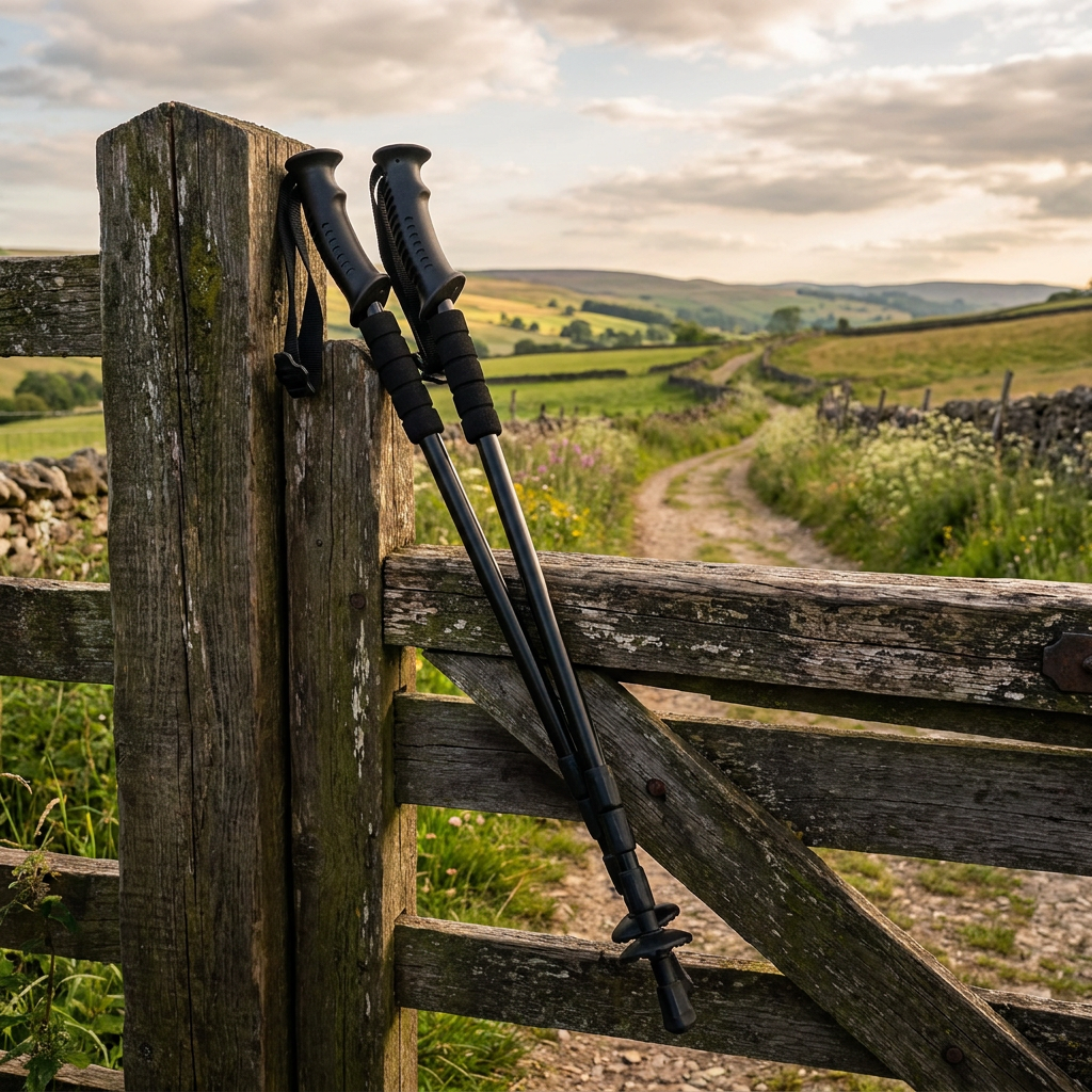 Trekking Poles | Ultralight Foldable Design | Shock Absorption Hiking Aid