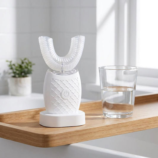 U-Shaped Electric Toothbrush | Silicone Brush Head | Automatic Sonic Clean