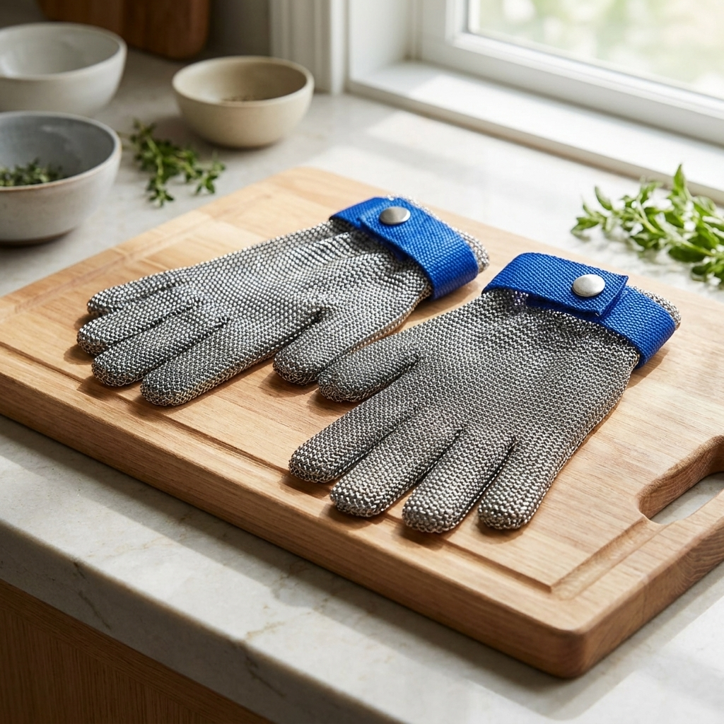 Stainless Steel Safety Gloves | Cut Resistant | Protective Kitchen & Work Wear