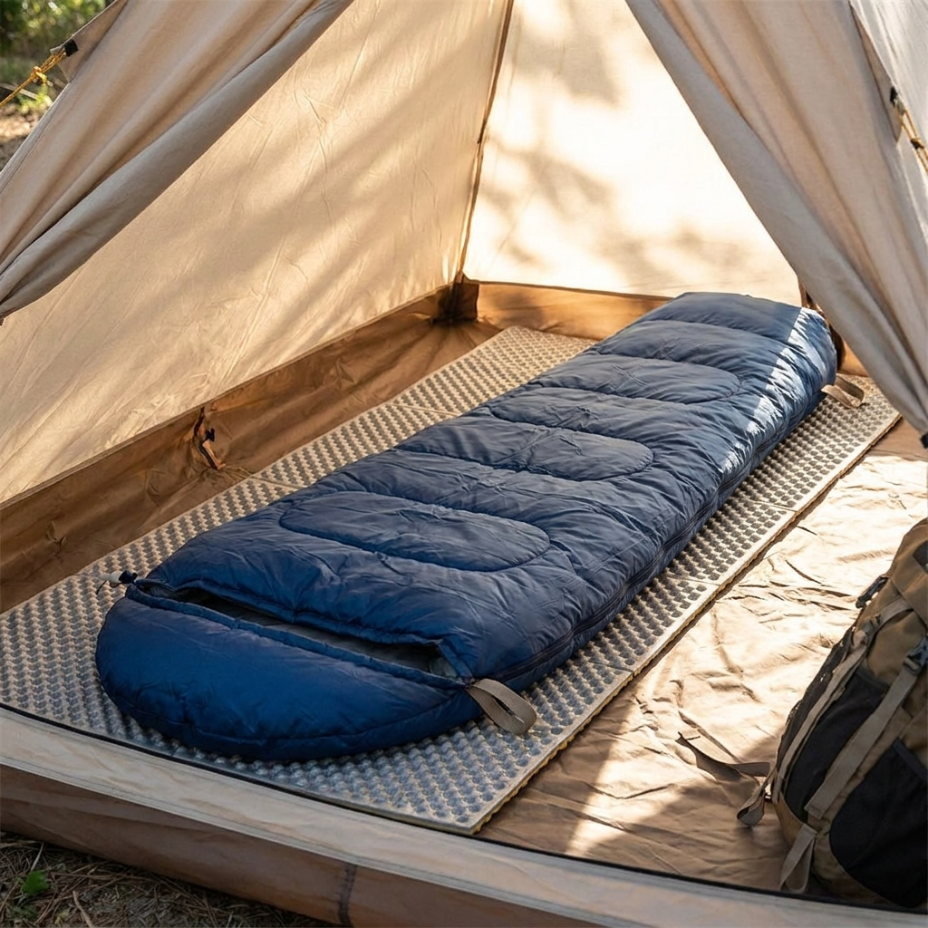 Summer Sleeping Bag | Lightweight Compact Design | Camping & Travel Use