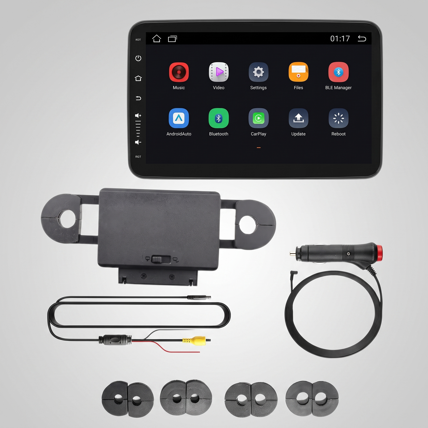 Car Headrest Screen | Bluetooth HD Display | Rear Seat Entertainment System