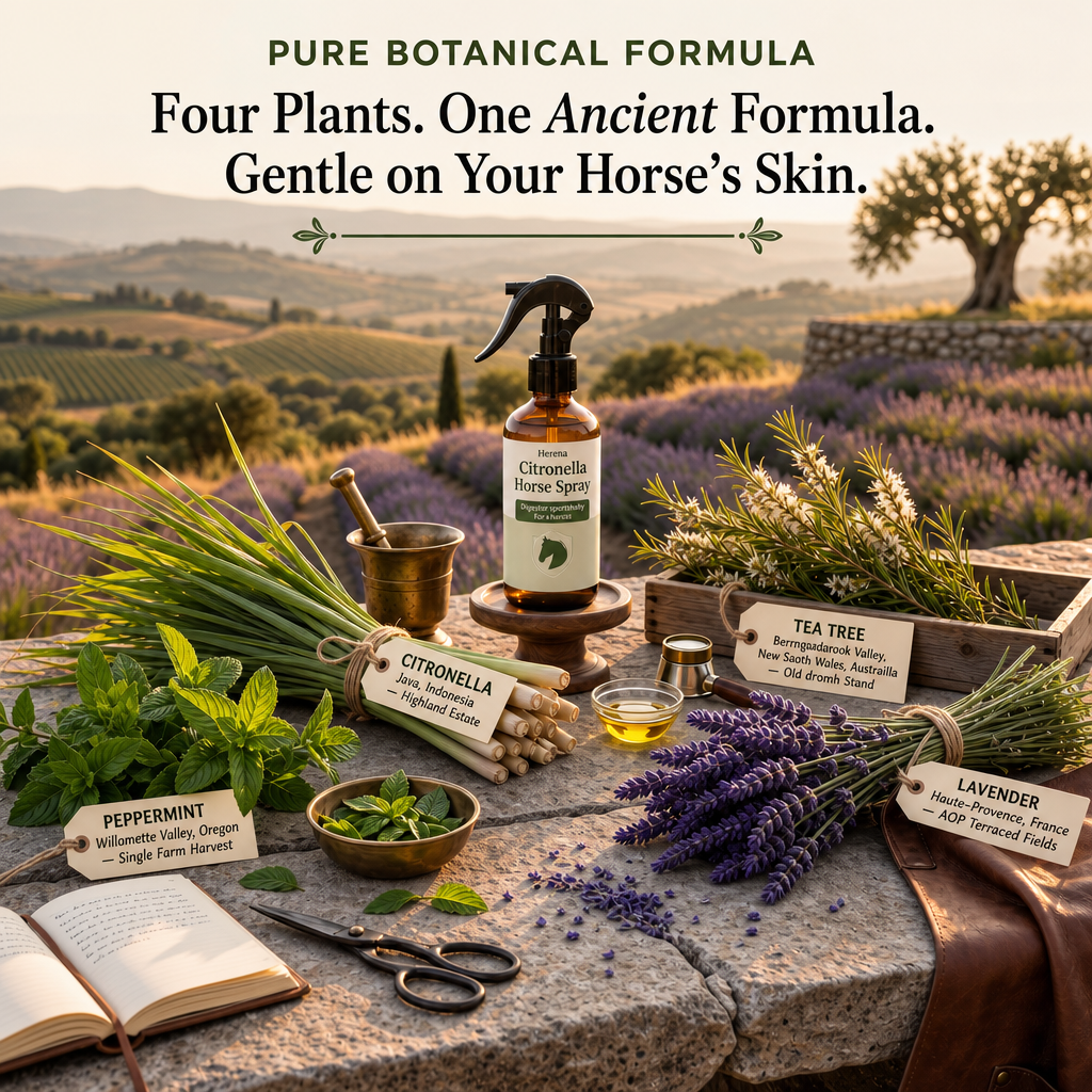 Herena™ Equine Shield - Plant-Based Horse & Pony Bug Repellent