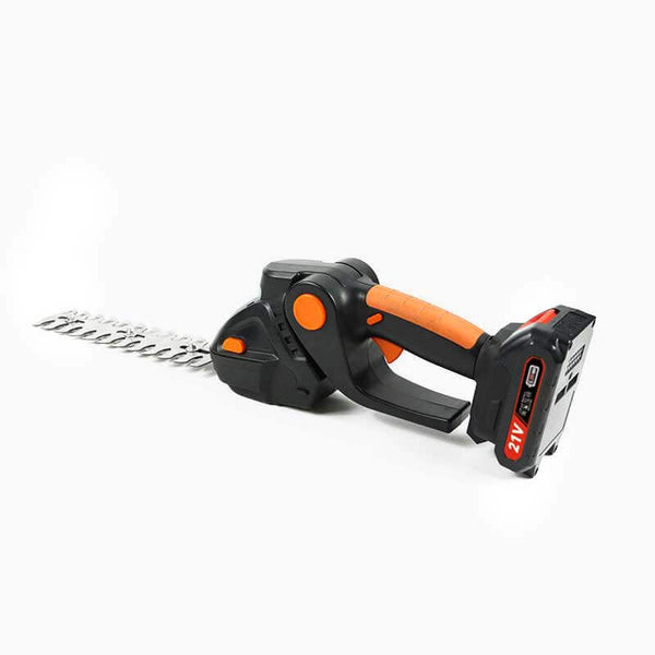 Electric Hedge Trimmer | Telescopic Pole | 2 Interchangeable Blades | 3.6m Reach | Handheld or Pole
