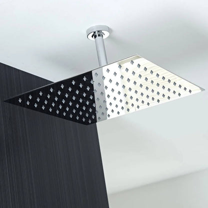 Ceiling Rainfall Shower Head | 16-Inch Filtered | Ultra Thin Design