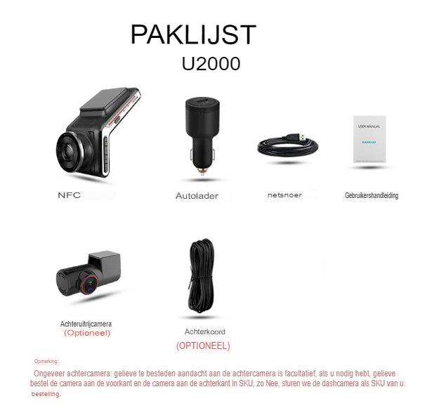 Dual Dash Cam | 4K Front & Rear | F1.8 Aperture | Night Vision | 24H Parking Mode