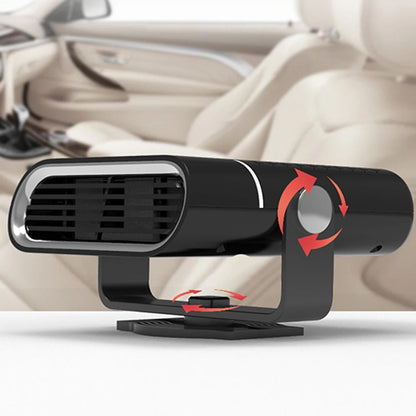 Car Fan | 4-in-1 Heating & Cooling | 12V/24V | 360 Degree Rotation | White & Black