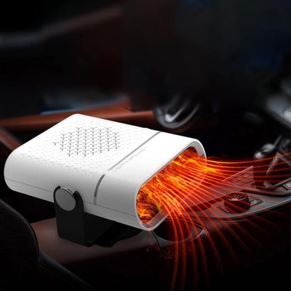 Car Fan | 4-in-1 Heating & Cooling | 12V/24V | 360 Degree Rotation | White & Black