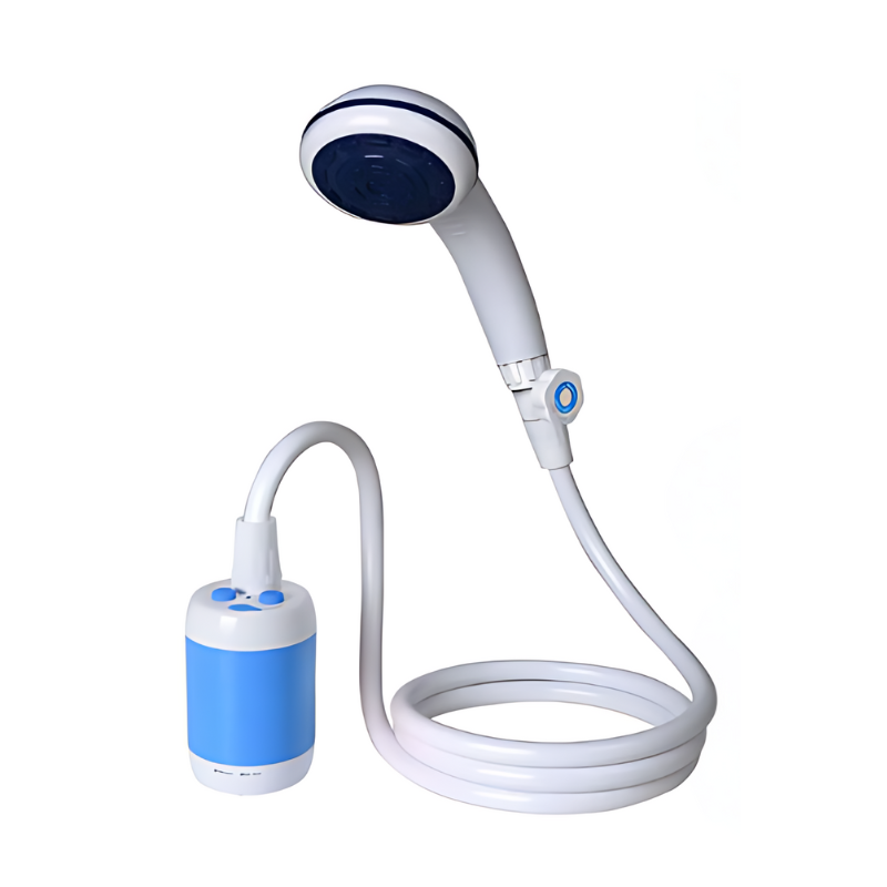 Outdoor Shower | Rechargeable Battery | Adjustable Flow | Built-In Filter | Camping & Travel