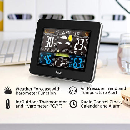 Wireless Weather Station | Indoor & Outdoor Sensor | Temperature & Humidity