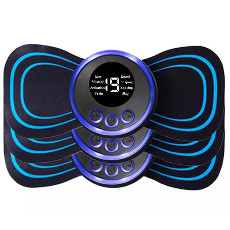 EMS Neuro Corrective Therapy Device | Electrical Pulse Stimulation | 5 Electrode Pads | Remote & USB Rechargeable