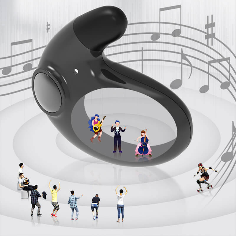 Sleep Earbuds | Bluetooth 5.3 | 6-Hour Playback | Built-In Mic | USB Charging | Black & White
