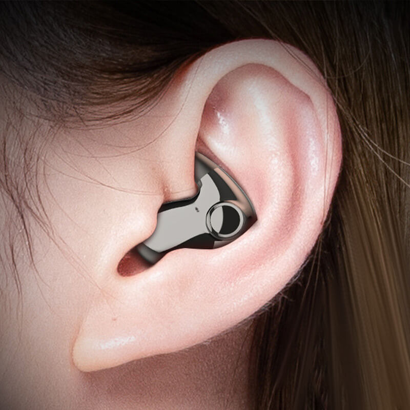 Sleep Earbuds | Bluetooth 5.3 | 6-Hour Playback | Built-In Mic | USB Charging | Black & White